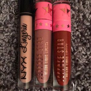 Nyx and Jeffrey star matte lipstick bundle